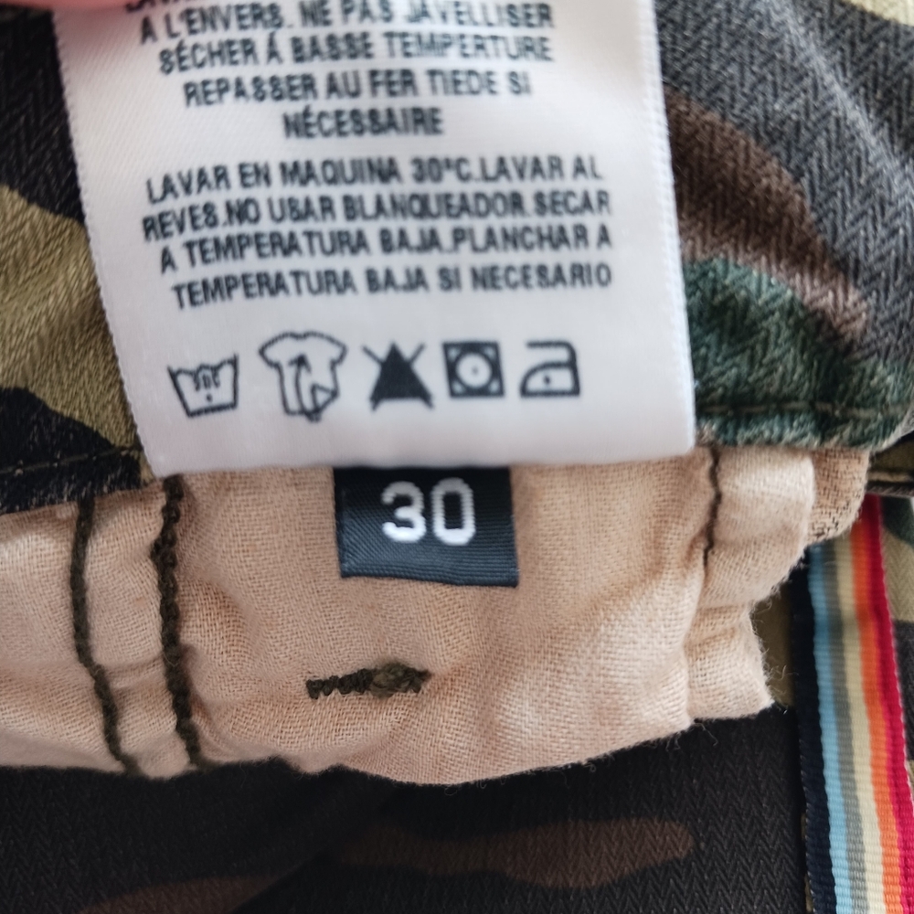 Sundry camouflage rainbow detail jogger jeans w zipper ankle size 30 NWT - Picture 13 of 14